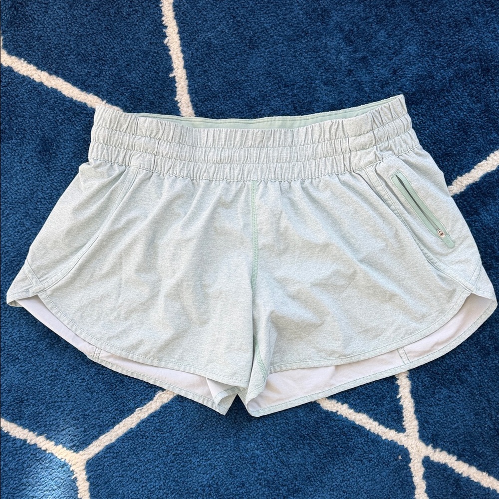 Lululemon Athletica Light Gray Athletic Shorts